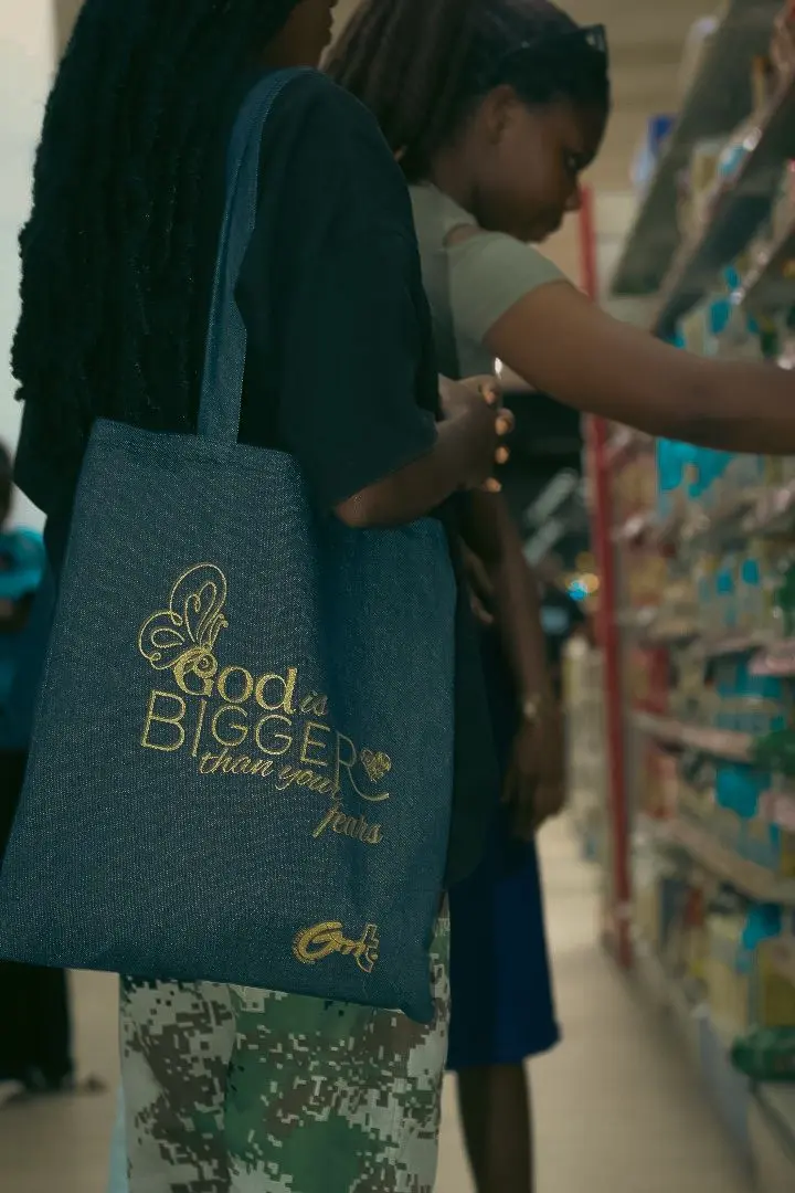 God is bigger than your fears Shopping Bag